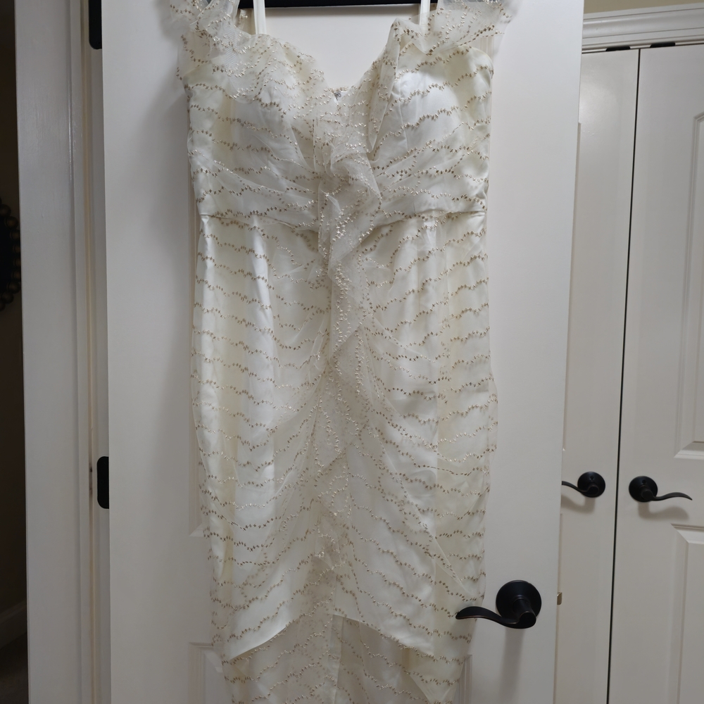 City Chic Cream Lace Dress